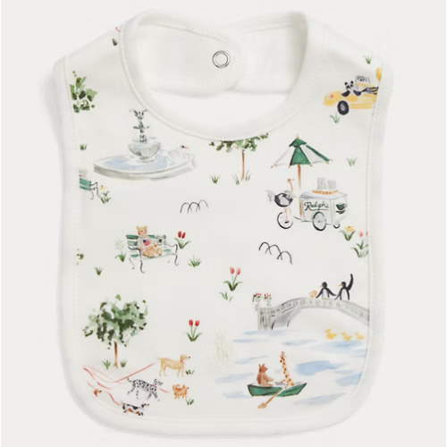 RL Baby x Riley Sheehey Cotton Bib