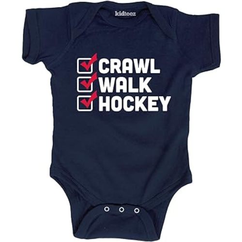 Instant Message - Crawl Walk Hockey - Infant Baby One Piece