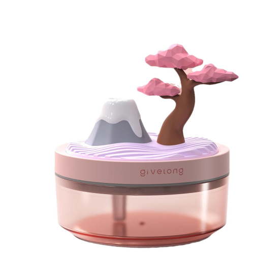 MICLOZYT Humidifier for Bedroom,New Creative Silent Mini Cool Mist Humidifier with Atmosphere Light,Desktop Hydration Device,Air Humidifier for Home Baby Nursery & Plants