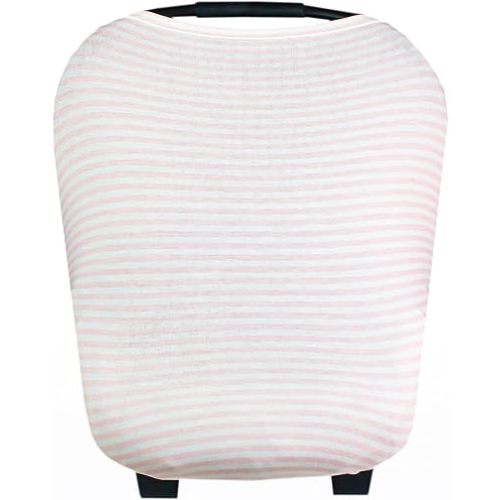 Copper Pearl Multi-Use Cover: Car Seat Covers, Nursing Cover, and Stroller Cover for Sun - Stretchy Fabric, All-Season Use, Stylish Designs, Easy Access for Moms - Winnie