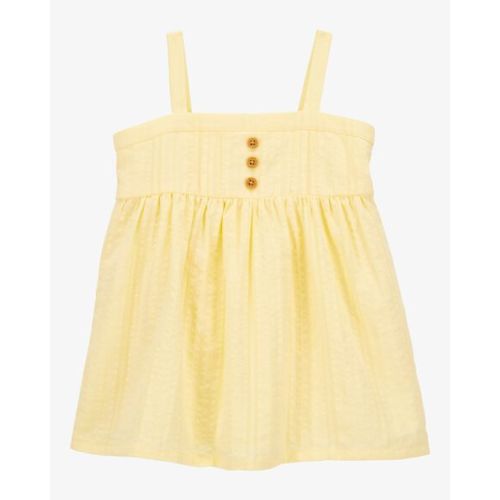 Baby Seersucker Tank Dress - Yellow - OshKosh | Carter's