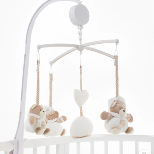 Bear Musical Mobile - Beige