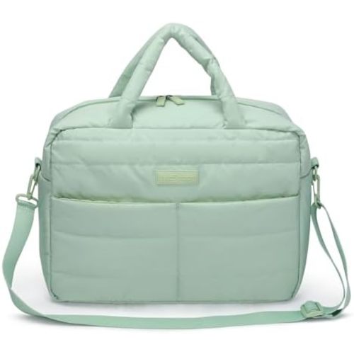 Buzz&Bloom Baby Diaper Bag Tote, Large Capacity Travel, Hospital Bag Functional with Changing Pad and Stroller Attachments.