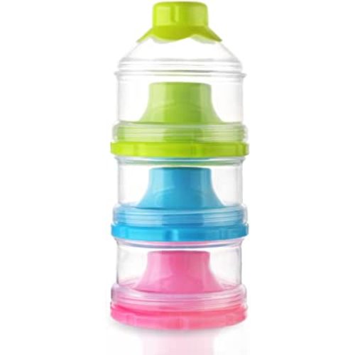 Accmor Baby Formula Dispenser, Non-Spill Stackable Formula Dispenser On The Go, Baby & Kids Snack Containers, Formula Container for Travel, BPA Free