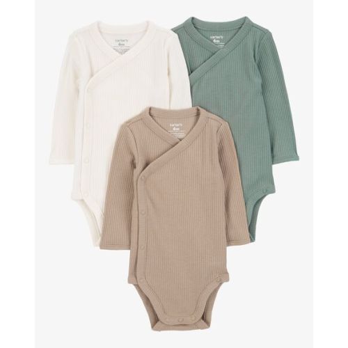 Baby 3-Pack Side-Snap Bodysuits - Carter's | Carter's