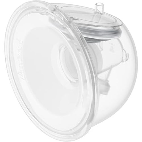 Momcozy Original S9 Pro/S12 Pro Replacement Accessories, Only Compatible with S9 Pro/S12 Pro Breast Pump NOT for S9/S12/S12Pro-Quick (Single-Sealed Full Set Collector 24mm Flange 180ml, 1 Pack)