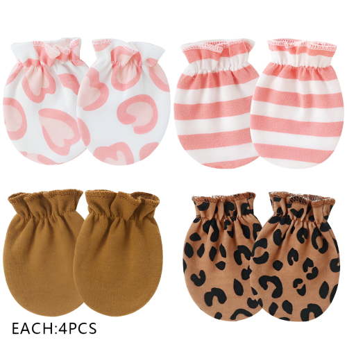 TELOLY 16Pcs Baby Mittens,Skin-Friendly Comfort Baby Mittens Newborn,Anti-Allergy Design Newborn Mittens,Style1
