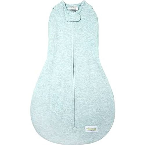 Woombie Grow with Me Baby Swaddle, Convertible Swaddle Fits Babies 0-9 Months, Expands to Wearable Blanket for Babies up to 18 Months, Lime Sorbet