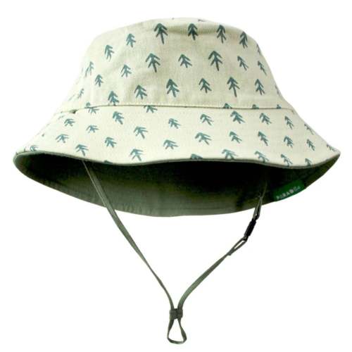 Reversible Organic Baby & Toddler Bucket Hat - Trees and Camper Green – Young Eden