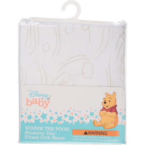 Disney Baby Winnie the Pooh Blustery Day Fitted Crib Sheet 1 ea