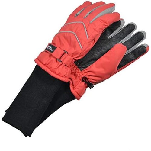 SnowStoppers Kid's Waterproof Long Cuff Winter Gloves