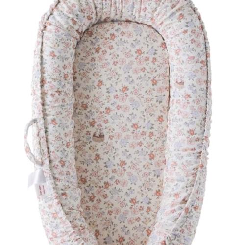Infant Lounger, Baby Nest Cover for Baby Girls & Boys, Newborn Essentials for Baby 0-18 Months, 100% Cotton Breathable (Wonderland)