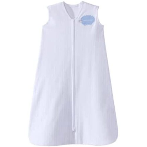 HALO Sleepsack 100% Cotton Muslin Wearable Blanket, TOG 0.5, Blue Twine, Medium