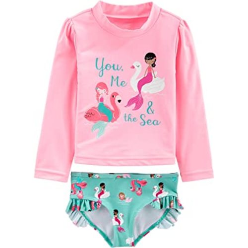 Simple Joys by Carter's baby-girls 2-Piece Assorted Rashguard Sets