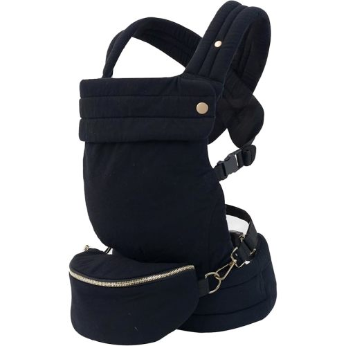 Ergonomic Baby Carrier for Newborns to Toddlers (7-35 lbs) with Adjustable Straps and Belt Bag – Comfortable, Versatile, and Stylish Babywearing Solution