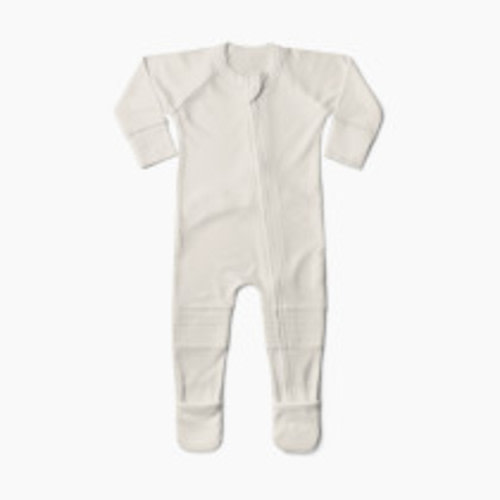 Goumi Kids Organic Sleep and Play Footie - Cloud, 6-12 M