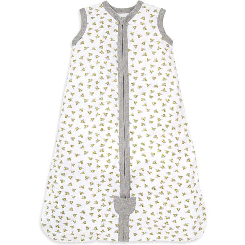Burt's Bees Baby Beekeeper Wearable Blanket, Organic Cotton Swaddle 0.5 or 1.5 TOG, Newborn Essentials Shower Gift