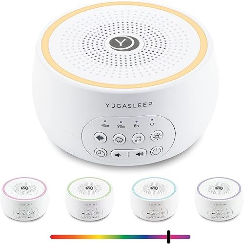 Yogasleep Dreamcenter Multi Sound White Noise Machine with Night Light, Sleep Timer, 26 Soothing Sounds for Travel, Noise Canceling for Office Privacy, Sleep Aid for Adults & Baby, Registry Gift