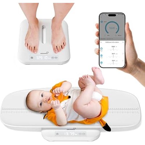 GROWNSY Smart Baby Scale, Digital Baby Weight Scale with App