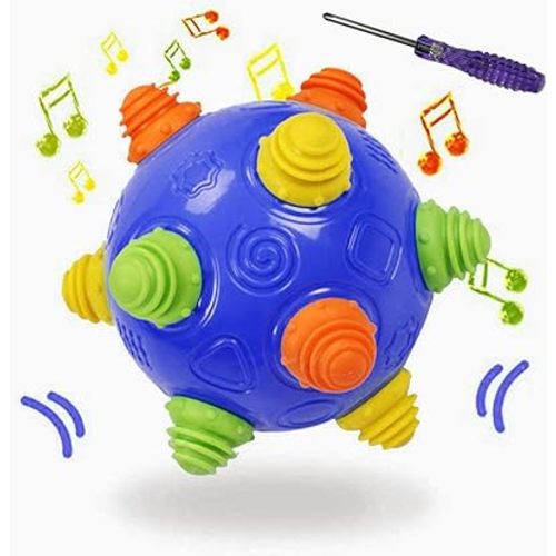 Toddler's Music Dancing Shake Ball - Move, Crawl, Bounce, Sensory Learning for Kids and Babies, Fun Gift for Both Boys and Girls