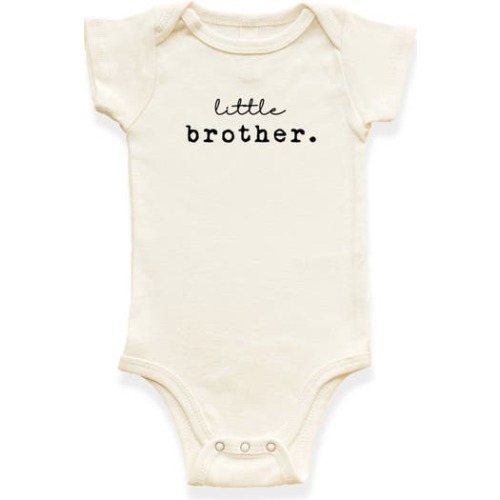 Little Brother - Organic Short Sleeve Baby Bodysuit, 0-3M