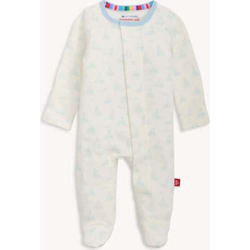 Tiny Tides Bl Org Cot Magnetic Footie