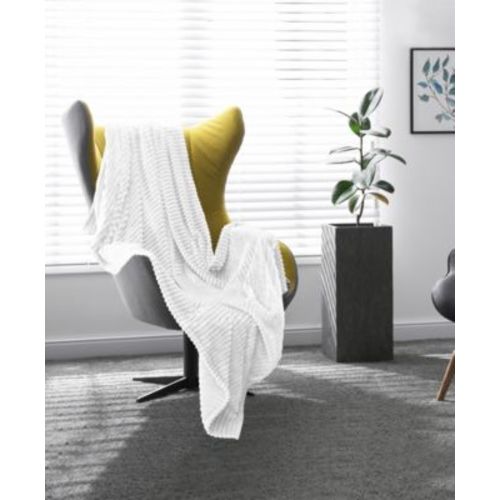 Cut Plush Lightweight Super Soft Luxury Bed Throw, 50" x 60"