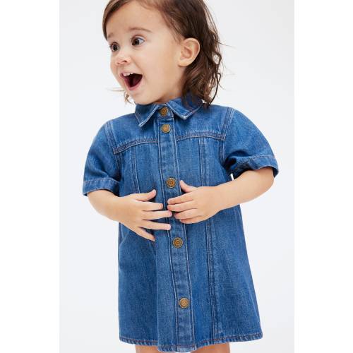 A-LINE DENIM DRESS