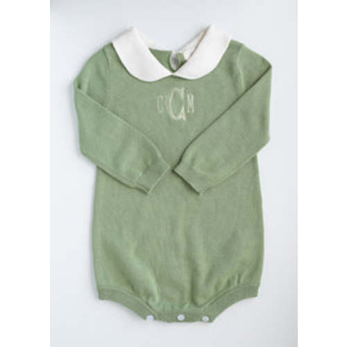 Avocado Long Sleeve Romper | Cygnet Living