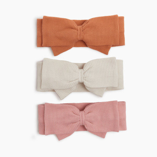 Tiny Kind 3 Pack Waffle Headbands - Multi Pink, Os