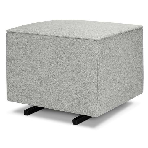DaVinci Universal Gliding Ottoman in Frost Grey, GREENGUARD Gold & CertiPUR-US Certified