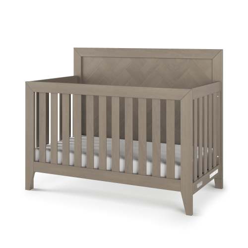 Kieran 4-in-1 Crib, Cresent Gray | Convertible Cribs | Child Craft