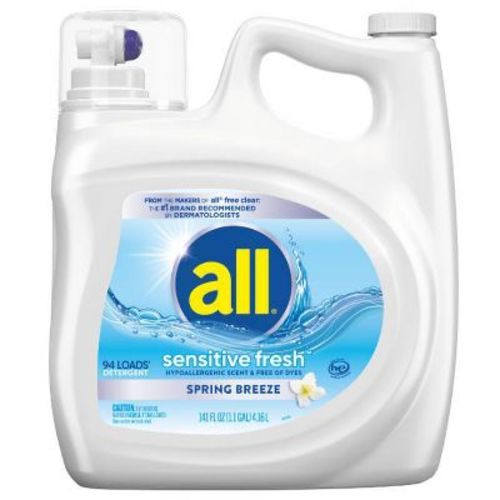 All Free & Clear Sensitive Fresh Laundry Detergent - 141 fl oz