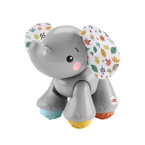 Fisher-Price Elephant Clicker Pal Infant Fine Motor Toy for Sensory Play Ages 6+ Months