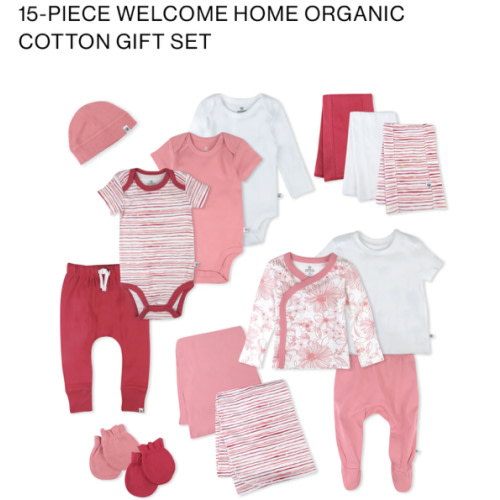 15-Piece WELCOME HOME Organic Cotton Gift Set | Honest Baby Clothing