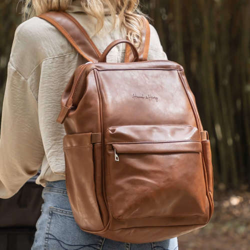 Vintage Nappy Backpack | Brown