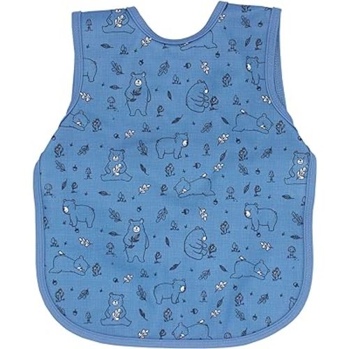 BapronBaby Animal Prints Bapron - No Neck Tie Safer Bib - Baby & Toddler - Soft Waterproof - PVC, BPA & Phthalate Free - 6m+