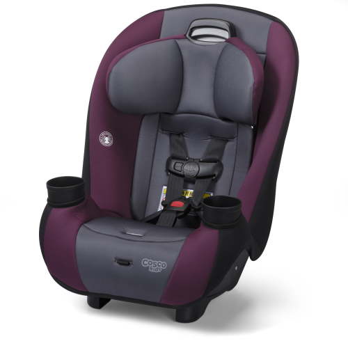 Cosco Kids Entrada Convertible Car Seat, Berry Wine, Infant & Toddler, Unisex