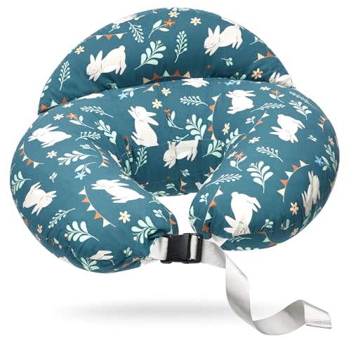 Momcozy Plus Size Nursing Pillows for Breastfeeding, Portable Nursing Pillow| Breastfeeding, Bottle Feeding, for Mom and Baby, More Support| Security Fence and Removable Cotton Cover