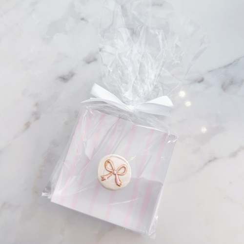 Acrylic Pink Bow
