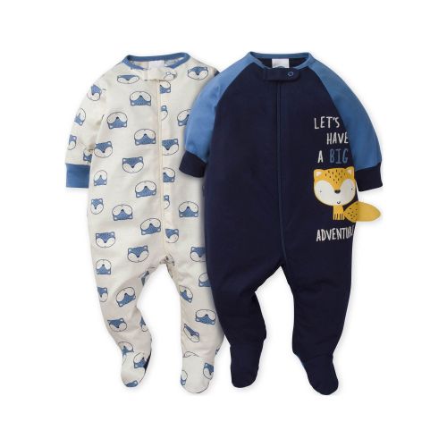 Gerber Baby Boy Sleep 'N Play Footed Pajamas, 2-Pack