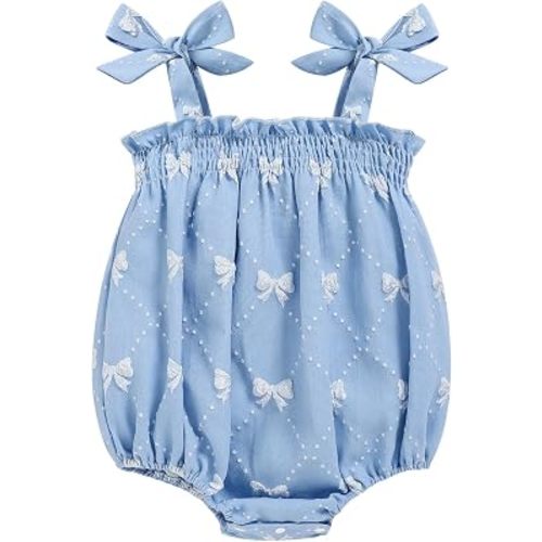 Newborn Blue Romper