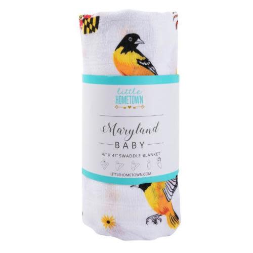 Maryland Baby Muslin Swaddle Blanket: Soft & Breathable – Little Hometown