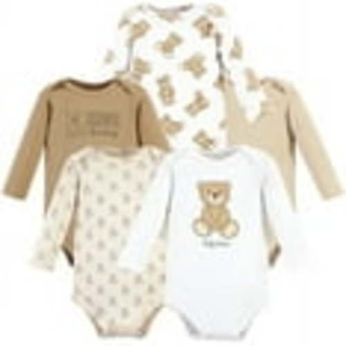 Hudson Baby Cotton Long-Sleeve Bodysuits, 5-Pack, Newborn- 24 Months