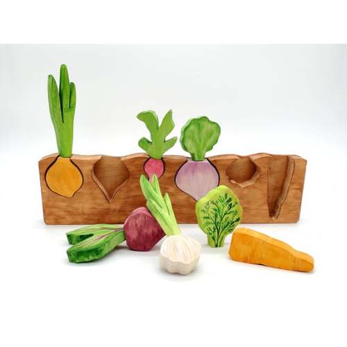 Root Vegetable Puzzle  Montessori and Waldorf Inspired