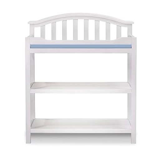 Sorelle Furniture Berkley Baby Dresser – Dresser for Nursery, Kids Bedroom Furniture, Dresser Drawers, Nightstand for Child’s Room with Drawers, Nursery Furniture for Infant -White