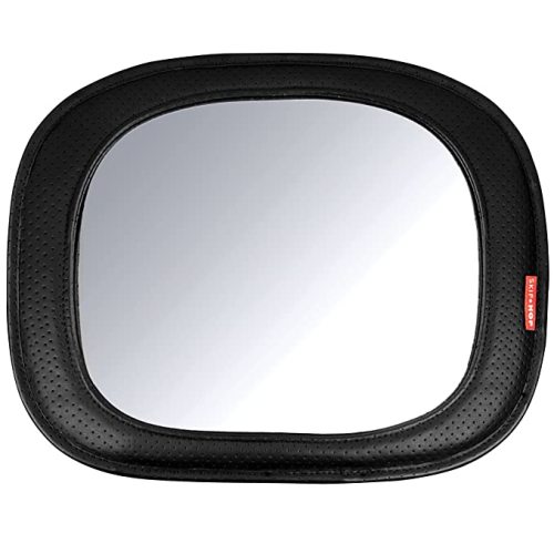 Skip Hop Baby Car Mirror, Style Driven, Black - 5x12 Inch (Pack of 1) - Backseat Car Mirror