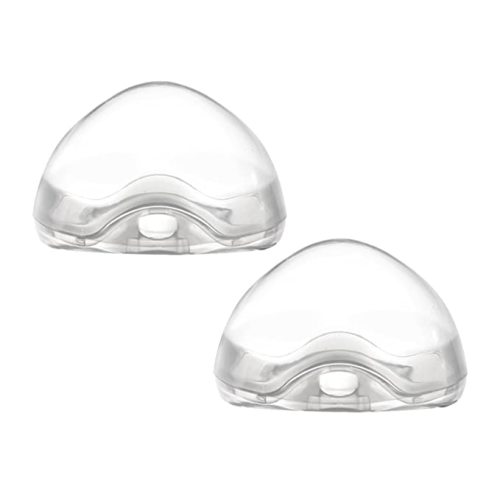 Accmor Pacifier Case, Pacifier Holder Case, Pacifier Container for Travel, BPA Free, Transparent, 2 Pack - 2 Count (Pack of 1)