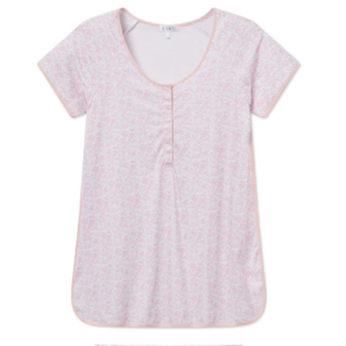 LAKE | Women | Pima Cotton Pajamas | Winterberry Jasmine Vine Maternity Shorts Set