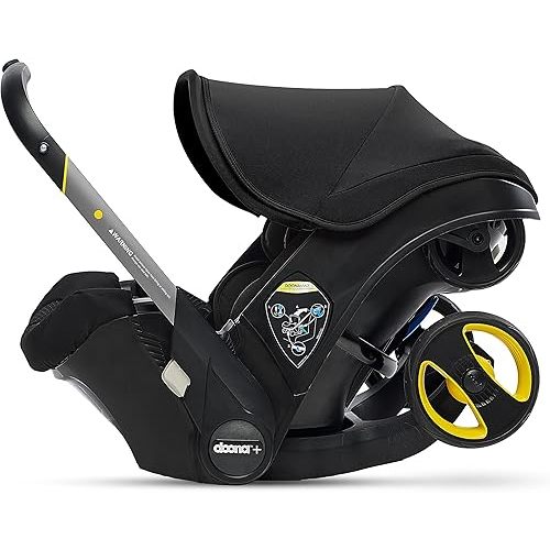 Doona Car Seat & Stroller, Nitro Black - All-in-One Travel System
